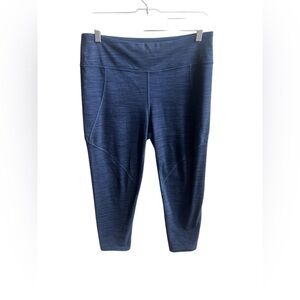Patagonia L women’s blue cropped leggings